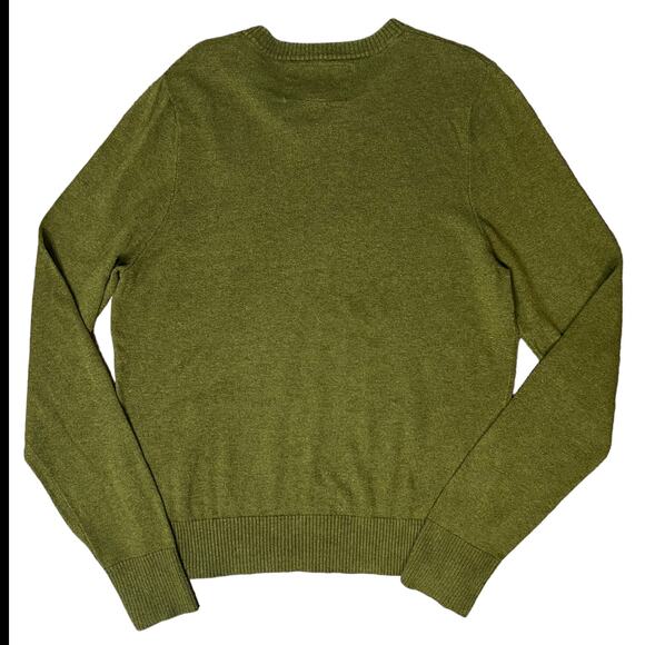 Abercrombie 00s Men’s Green Crew Neck Sweater Size Large - Picture 4 of 7